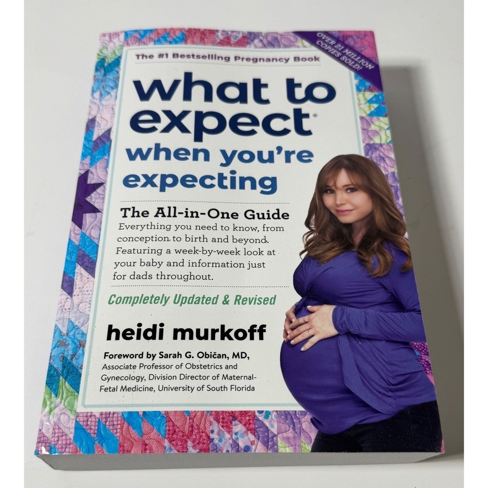 What to Expect When You're Expecting Heidi Murkoff Pregnancy Guide Paperback
